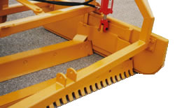 Serrated Cutting Edge Option on a Skidsteer